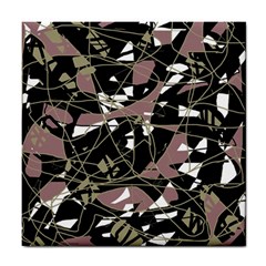 Artistic Abstract Pattern Tile Coasters by Valentinaart