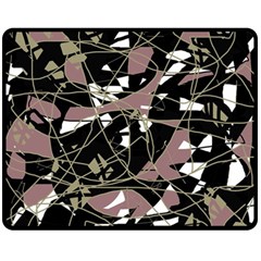 Artistic Abstract Pattern Fleece Blanket (medium) 