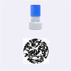 Artistic Abstract Pattern Rubber Round Stamps (small)