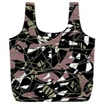 Artistic abstract pattern Full Print Recycle Bags (L)  Front