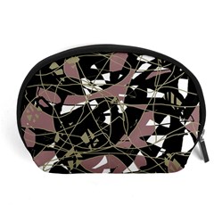 Artistic Abstract Pattern Accessory Pouches (large)  by Valentinaart