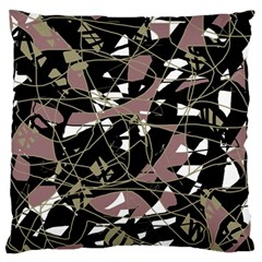 Artistic Abstract Pattern Standard Flano Cushion Case (one Side)