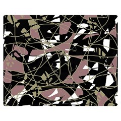 Artistic Abstract Pattern Double Sided Flano Blanket (medium) 