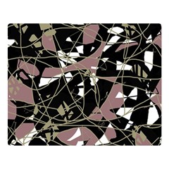 Artistic Abstract Pattern Double Sided Flano Blanket (large) 