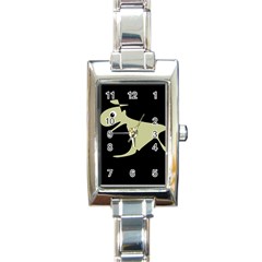 Kangaroo Rectangle Italian Charm Watch by Valentinaart