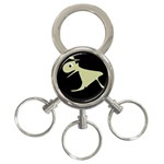 Kangaroo 3-Ring Key Chains Front