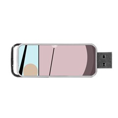 Abstract Design Portable Usb Flash (two Sides)