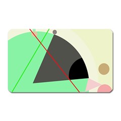 Decorative Abstract Design Magnet (rectangular) by Valentinaart