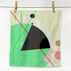 Decorative Abstract Design Face Towel by Valentinaart