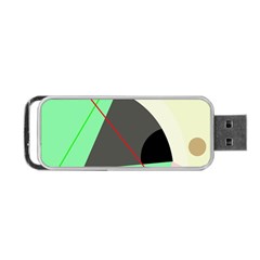 Decorative Abstract Design Portable Usb Flash (two Sides)