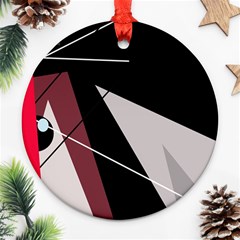 Artistic Abstraction Ornament (round)  by Valentinaart