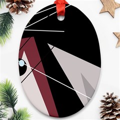 Artistic Abstraction Ornament (oval)  by Valentinaart