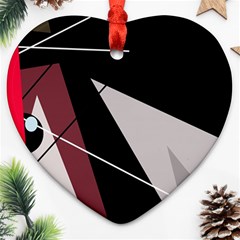 Artistic Abstraction Ornament (heart)  by Valentinaart