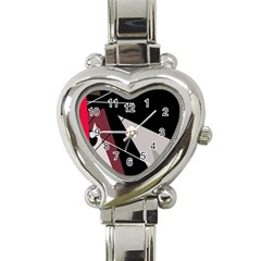 Artistic Abstraction Heart Italian Charm Watch by Valentinaart