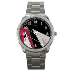 Artistic Abstraction Sport Metal Watch by Valentinaart