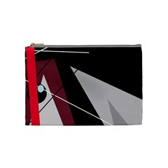 Artistic Abstraction Cosmetic Bag (medium)  by Valentinaart