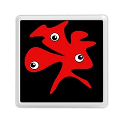 Red Amoeba Memory Card Reader (square) 