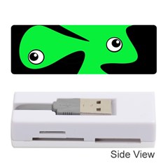 Green Amoeba Memory Card Reader (stick) 