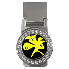 Yellow amoeba Money Clips (CZ) 