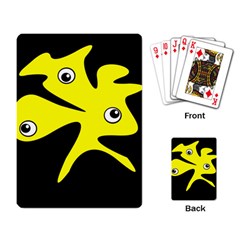 Yellow amoeba Playing Card