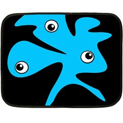 Blue Amoeba Fleece Blanket (mini)