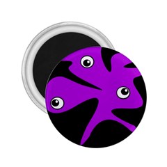 Purple amoeba 2.25  Magnets