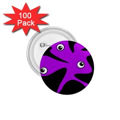 Purple Amoeba 1 75  Buttons (100 Pack)  by Valentinaart