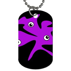 Purple amoeba Dog Tag (Two Sides)