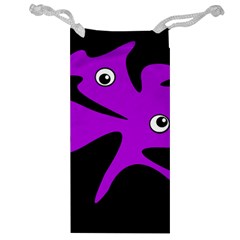 Purple amoeba Jewelry Bags