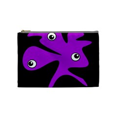 Purple amoeba Cosmetic Bag (Medium) 