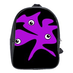 Purple amoeba School Bags(Large) 