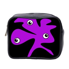 Purple amoeba Mini Toiletries Bag 2-Side