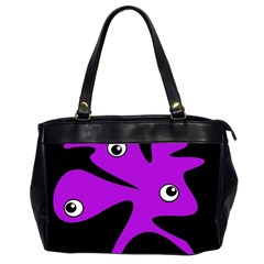 Purple amoeba Office Handbags (2 Sides) 