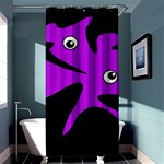 Purple amoeba Shower Curtain 36  x 72  (Stall)  Curtain(36 X72 ) - 33.26 x66.24  Curtain(36 X72 )