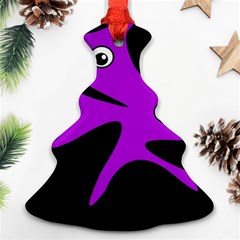 Purple amoeba Ornament (Christmas Tree)