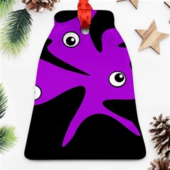 Purple amoeba Ornament (Bell) 