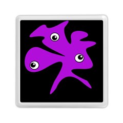 Purple amoeba Memory Card Reader (Square) 