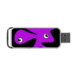 Purple amoeba Portable USB Flash (One Side)