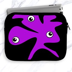 Purple amoeba Apple iPad 2/3/4 Zipper Cases