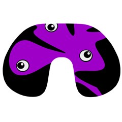 Purple amoeba Travel Neck Pillows