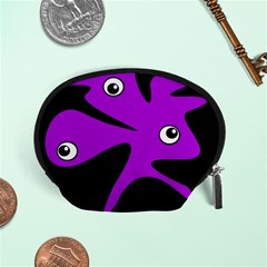 Purple amoeba Accessory Pouches (Small) 