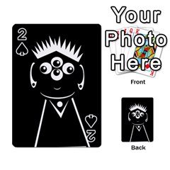 Black And White Voodoo Man Playing Cards 54 Designs 