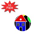 Kids drawing 1  Mini Magnet (10 pack)  Front