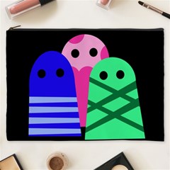 Three Monsters Cosmetic Bag (xxxl)  by Valentinaart