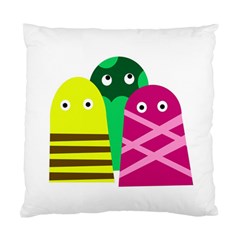 Three Mosters Standard Cushion Case (one Side) by Valentinaart