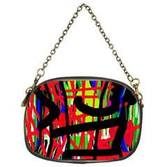 Colorful Abstraction Chain Purses (one Side)  by Valentinaart