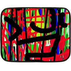 Colorful Abstraction Fleece Blanket (mini)