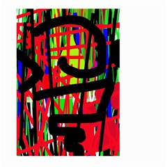 Colorful Abstraction Large Garden Flag (two Sides)