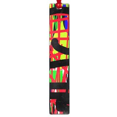 Colorful Abstraction Large Book Marks by Valentinaart