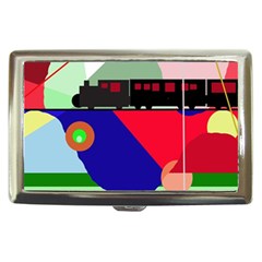 Abstract Train Cigarette Money Cases by Valentinaart